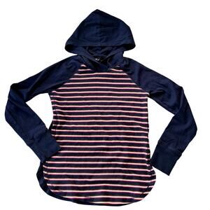 Eddie Bauer Women's Striped Hoodie Sweatshirt Size Small Multicolor